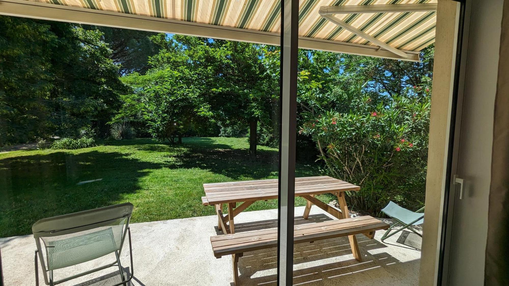 Rez-De-Jardin Independant Dans Ferme Maraichere Bio Avec Grand Jardin Privatif Clos Et Arbore Crest Exterior foto